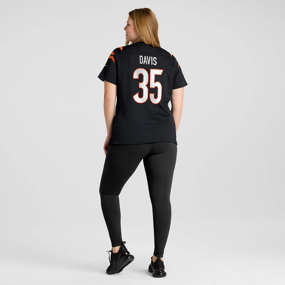 Women's Nike Jalen Davis Black Cincinnati Bengals Game Player Jersey