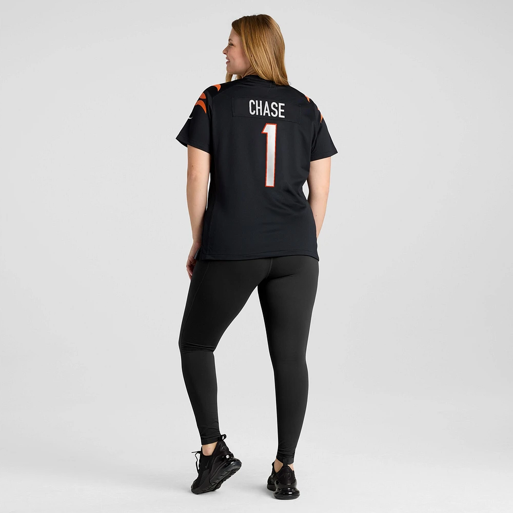 Women's Nike Ja'Marr Chase Black Cincinnati Bengals Game Jersey