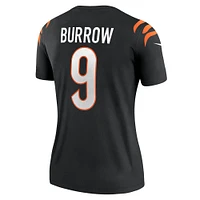Women's Nike Joe Burrow  Black Cincinnati Bengals Legend Player Performance Top