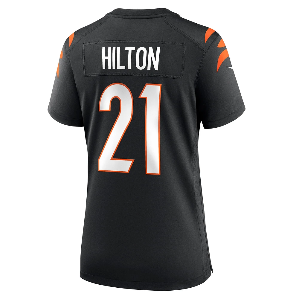 Women's Nike Mike Hilton Black Cincinnati Bengals Game Player Jersey