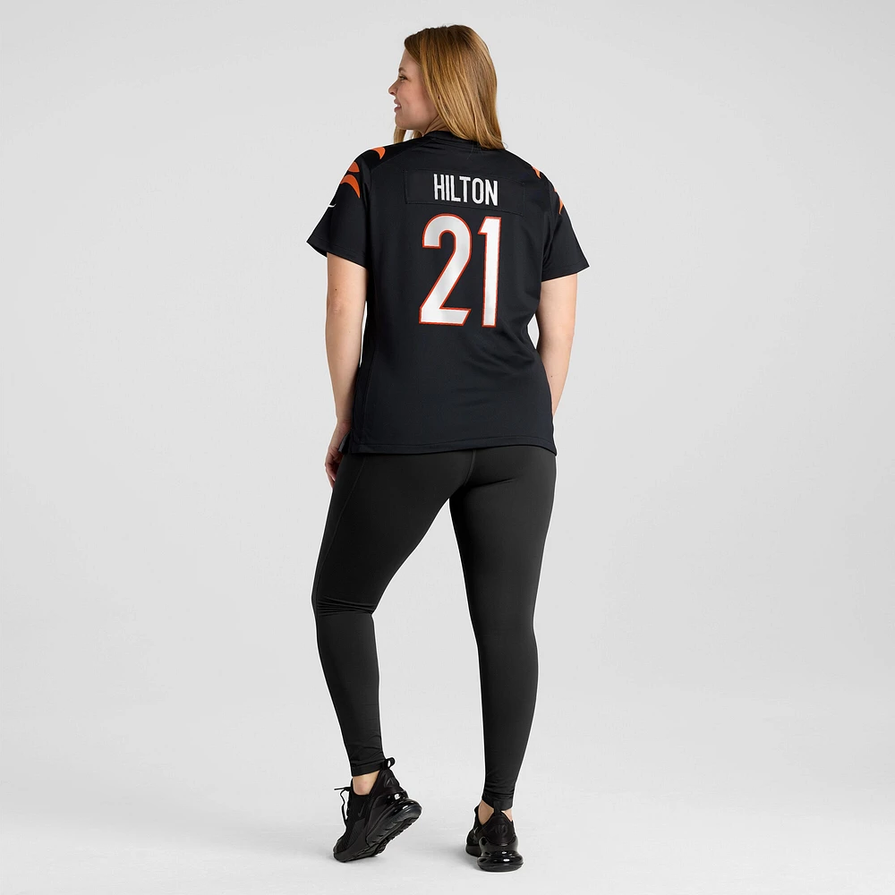 Women's Nike Mike Hilton Black Cincinnati Bengals Game Player Jersey