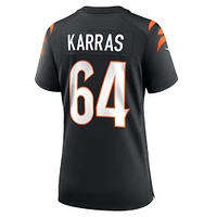 Women's Nike Ted Karras Black Cincinnati Bengals Game Player Jersey