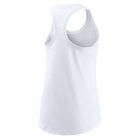 Débardeur Nike Cincinnati Bengals Tri-Blend Racerback pour femme - Blanc