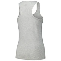 Women's Pro Standard Gray Cincinnati Bengals Triple Tonal Racerback Tank Top