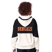 Women's Starter White Cincinnati Bengals Scrimmage Full-Zip Hoodie