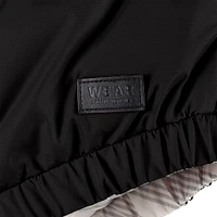 Women's WEAR by Erin Andrews  Black/White Cincinnati Bengals Reversible Cropped Full-Zip Puffer Jacket