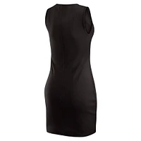Women's WEAR by Erin Andrews x Gracie Hunt Black Cincinnati Bengals Ribbed Tank Dress