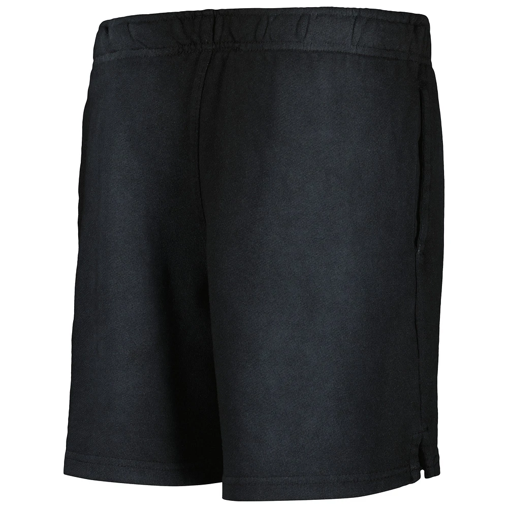 Youth Black Cincinnati Bengals Beach Bum Sun-Bleached French Terry Shorts
