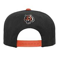 Youth Black Cincinnati Bengals Retro Deadstock Snapback Hat