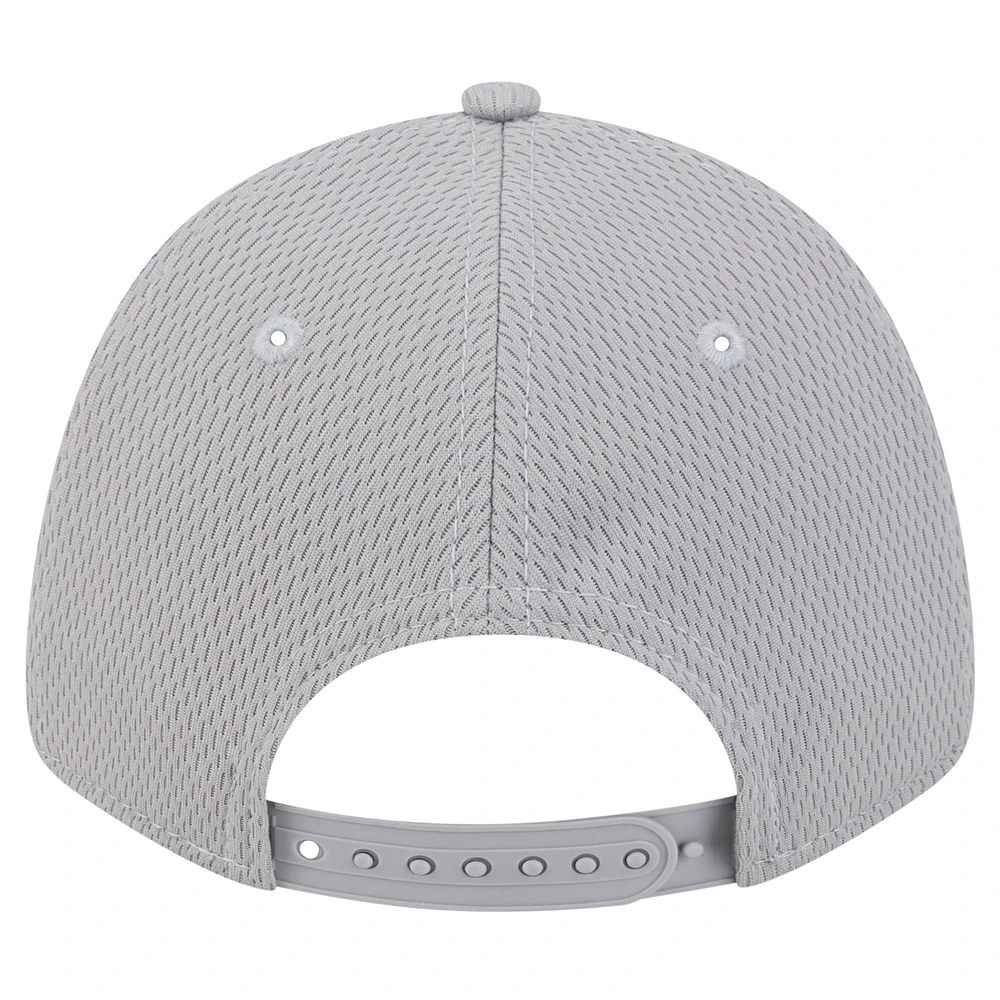 Youth New Era Gray Cincinnati Bengals Main 9FORTY Adjustable Hat