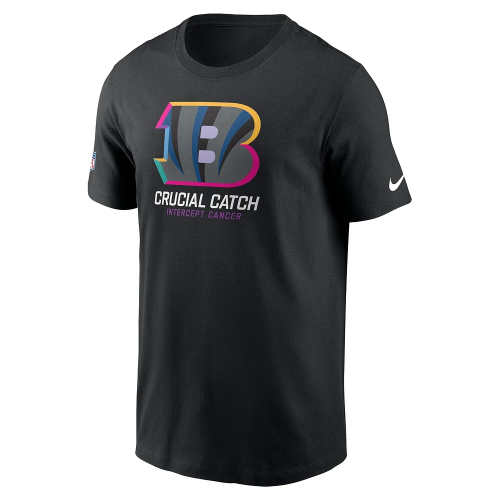 Youth Nike  Black Cincinnati Bengals 2024 NFL Crucial Catch T-Shirt