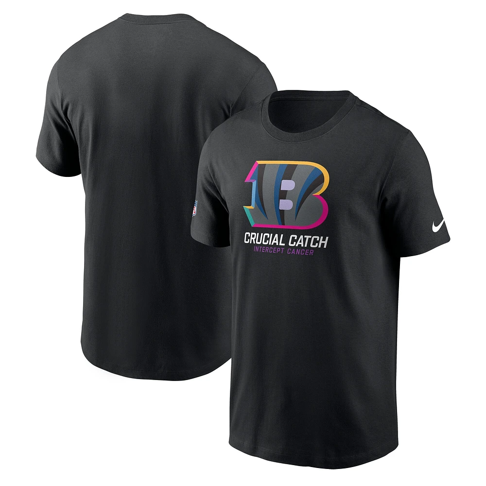 Youth Nike Black Cincinnati Bengals 2024 NFL Crucial Catch T-Shirt
