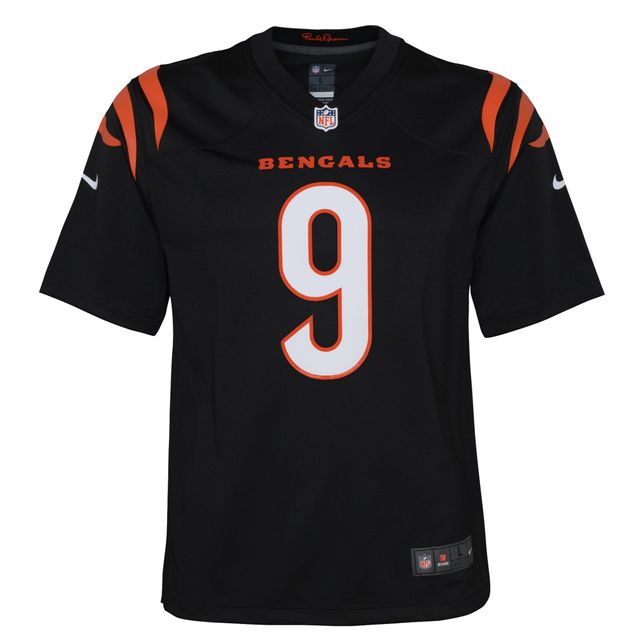 Maillot de match Nike Joe Burrow pour jeunes des Bengals Cincinnati