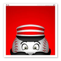 Cincinnati Reds Poster imprimé M. Redlegs 30,5 x 30,5 cm