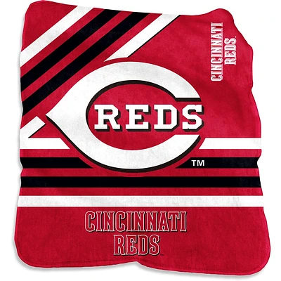 Couverture Raschel en peluche 50 po x 60 po des Reds de Cincinnati