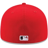 Cincinnati Reds New Era Youth Home Authentic Collection On-Field 59FIFTY - Fitted Hat Red