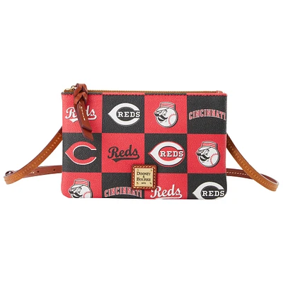 Sac à main à bandoulière avec fermeture éclair sur le dessus Dooney & Bourke Cincinnati Reds
