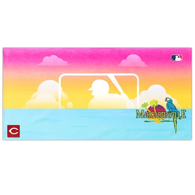 Margaritaville Serviette de plage de l'équipe des Reds de Cincinnati