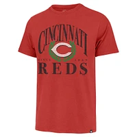 Men's '47 Red Cincinnati Reds Pitchout Franklin T-Shirt