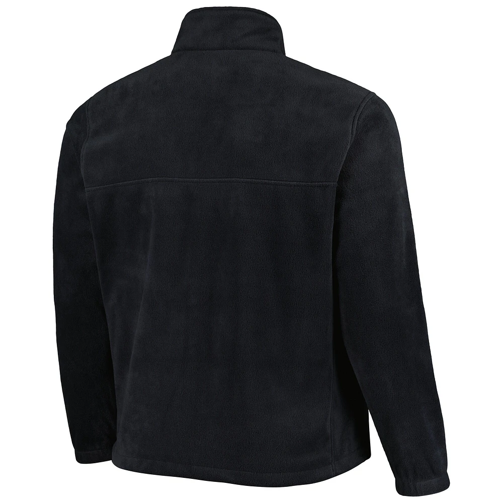 Men's Columbia Black Cincinnati Reds Big & Tall Steens Mountain Full-Zip Jacket