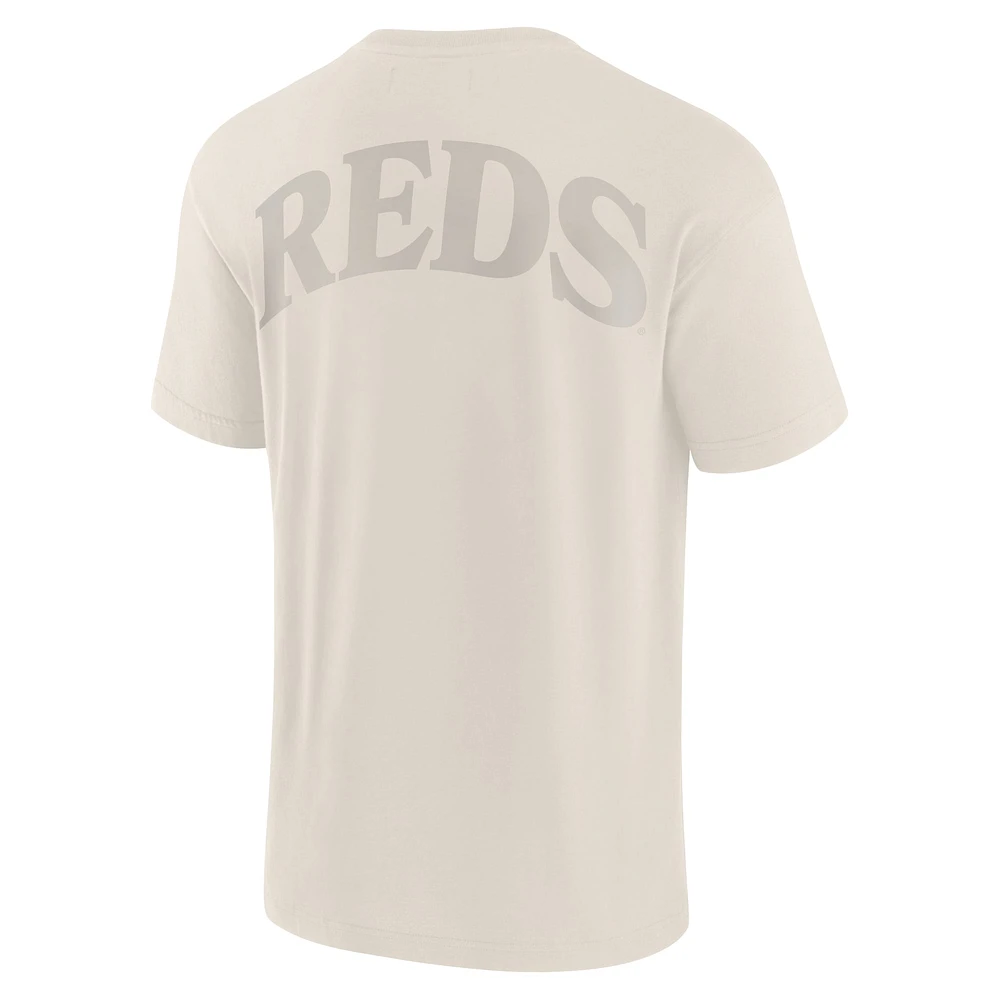 Men's Fanatics Cream Cincinnati Reds Elements Iconic T-Shirt