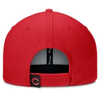 Men's Fanatics Red/Black Cincinnati Reds Clubhouse Splitter Snapback Hat