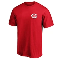 T-shirt rouge de l'équipe papa numéro un des Cincinnati Reds Fanatics pour hommes