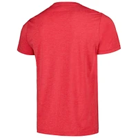 T-shirt tri-mélange fil à de la collection Doodle des Reds Cincinnati Hommage pour hommes