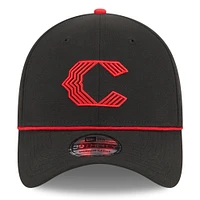 Men's New Era Black Cincinnati Reds 2023 City Connect 39THIRTY Flex Fit Hat