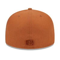 Men's New Era Brown Cincinnati Reds Spring Color 59FIFTY Fitted Hat