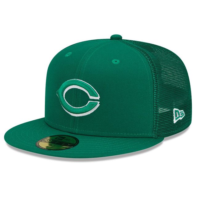 Casquette ajustée 59FIFTY pour homme New Era Green Cincinnati Reds 2022 St. Patrick's Day
