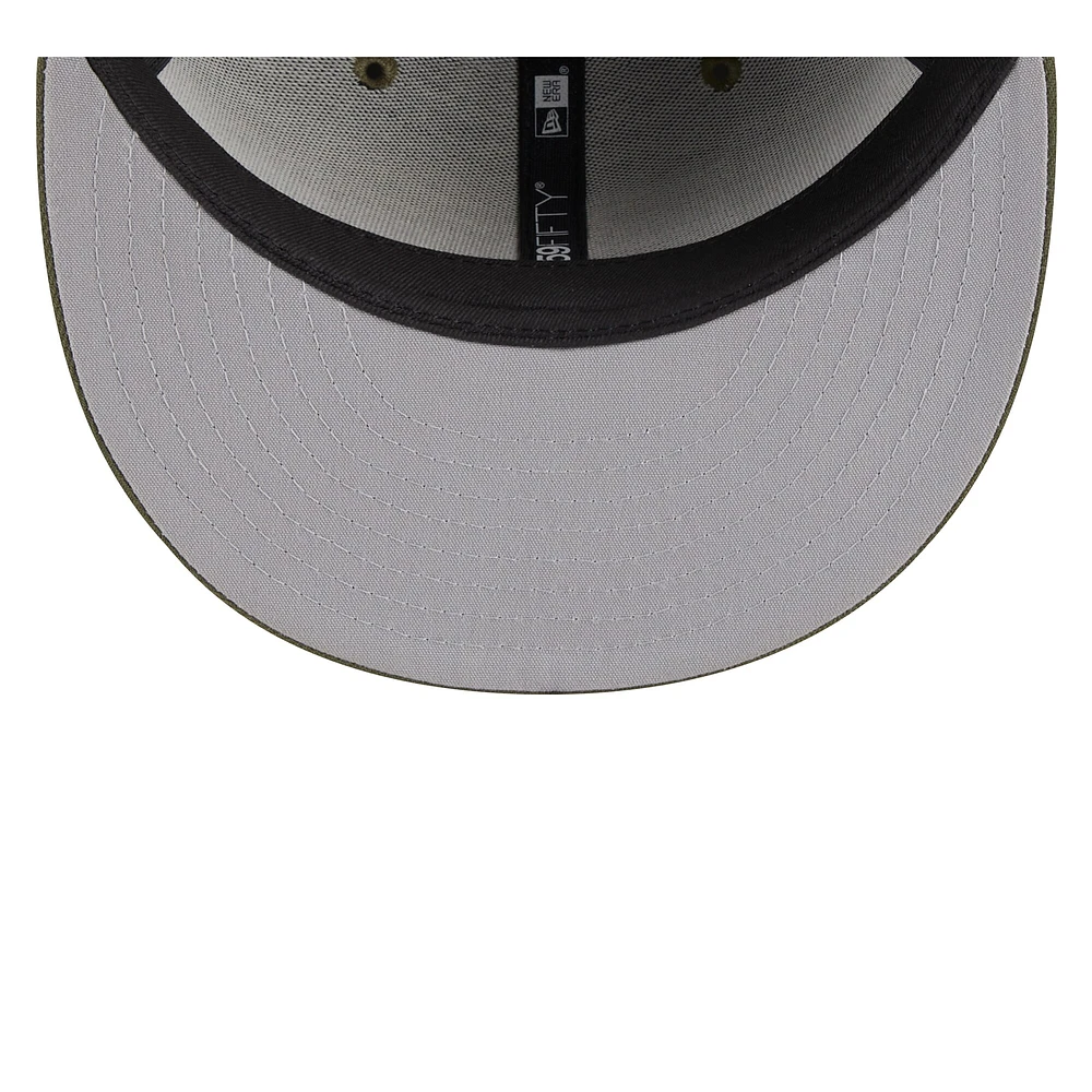 Men's New Era  Green Cincinnati Reds 2023 Armed Forces Day On-Field 59FIFTY Fitted Hat