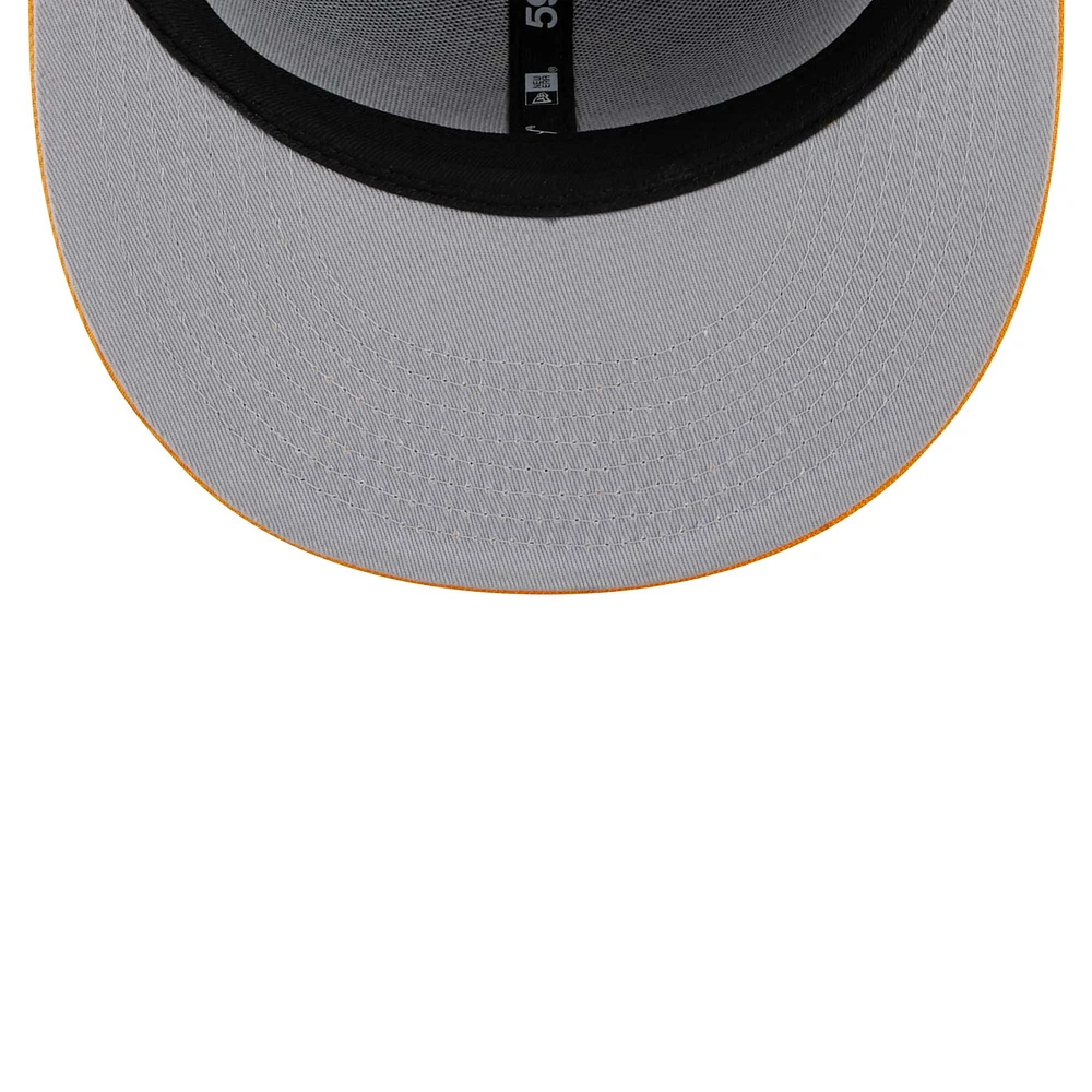 Men's New Era Navy/Gold Cincinnati Reds Primary Logo 59FIFTY Fitted Hat