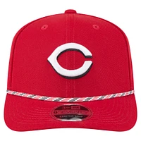 Men's New Era Red Cincinnati Reds Multi-Rope 9SEVENTY Stretch-Snap Hat