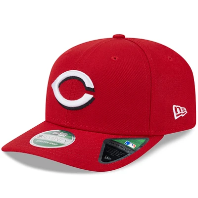 Casquette ajustable New Era Red Cincinnati Reds Player Replica 9SEVENTY pour homme