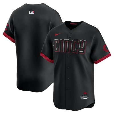 Maillot Nike City Connect Limited noir des Reds de Cincinnati pour homme