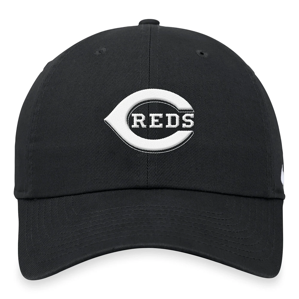 Men's Nike Black Cincinnati Reds Club Adjustable Hat