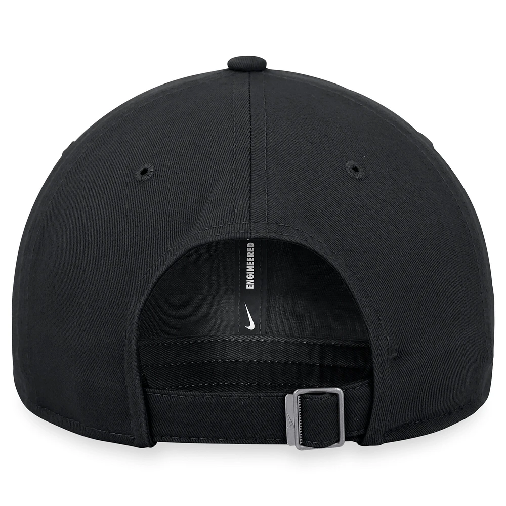 Men's Nike Black Cincinnati Reds Club Adjustable Hat