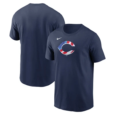T-shirt Nike Americana bleu marine des Reds de Cincinnati pour homme