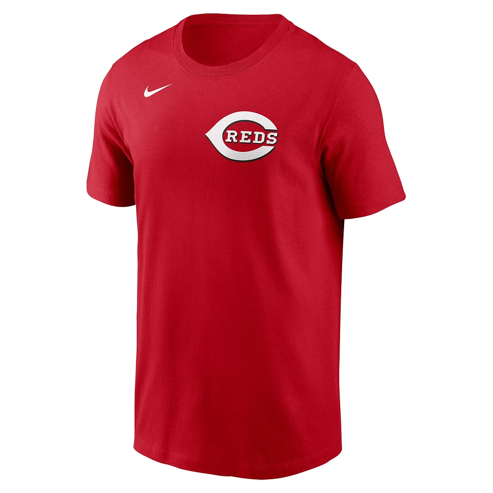 Men's Nike Red Cincinnati Reds Fuse Wordmark T-Shirt