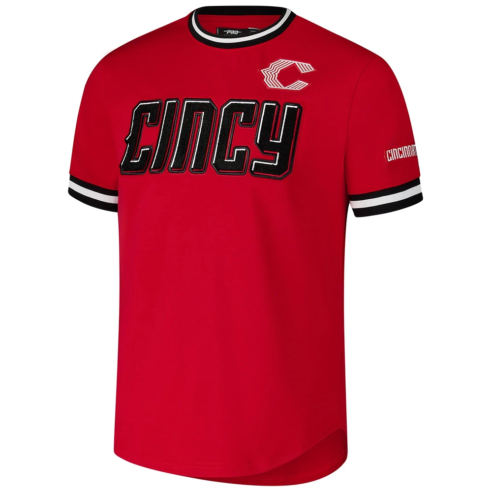 T-shirt City Connect Pro Standard rouge pour homme des Reds de Cincinnati