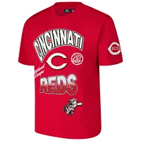 Men's Pro Standard Red Cincinnati Reds Turn It Up Dropped Shoulder T-Shirt