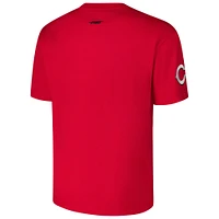Men's Pro Standard Red Cincinnati Reds Turn It Up Dropped Shoulder T-Shirt