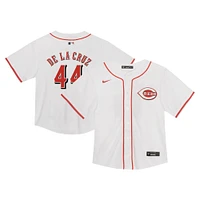 Toddler Nike Elly De La Cruz White Cincinnati Reds  Game Jersey