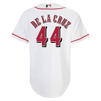 Toddler Nike Elly De La Cruz White Cincinnati Reds Home Replica Jersey