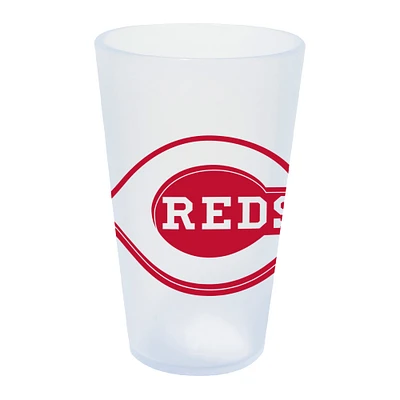 WinCraft Cincinnati Rouges 16oz. Verre à pinte en silicone Icicle
