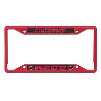 WinCraft Cincinnati Reds Chrome Color License Plate Frame