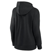 Sweat à capuche avec logo Fanatics pour femmes, noir, Cincinnati Reds