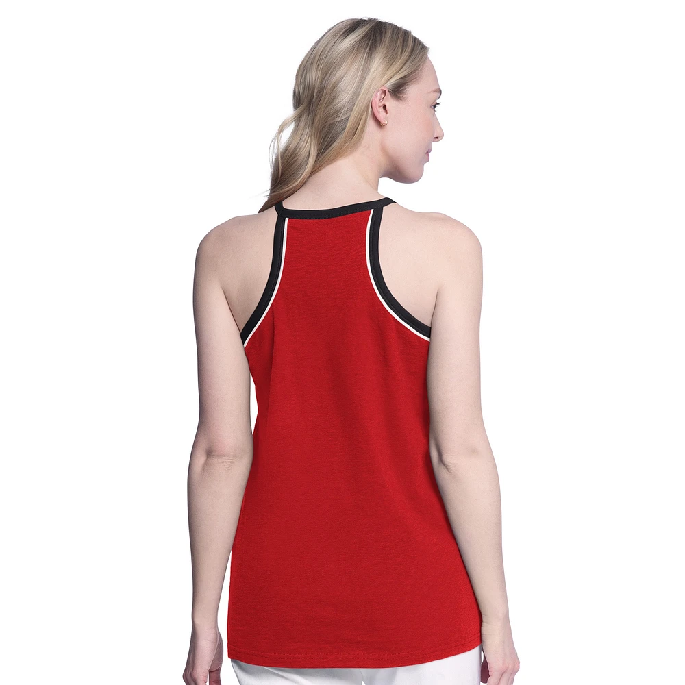 Débardeur à dos nageur Curveball G-III 4Her par Carl Banks pour femme, rouge, des Cincinnati Reds