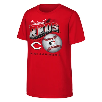 T-shirt rouge pour jeunes des Reds de Cincinnati Outta Here